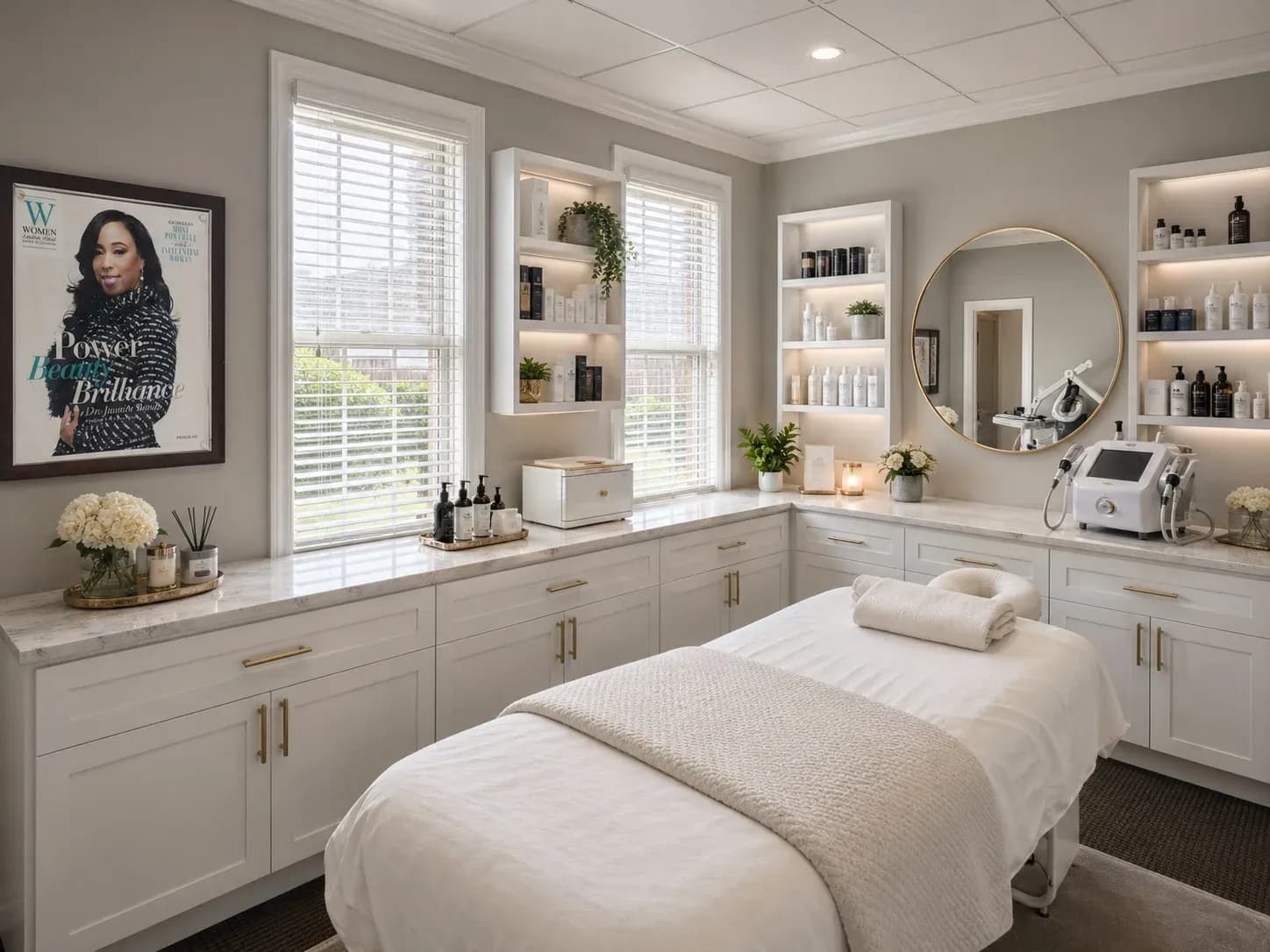 Treatment room at TrueSkin MedEsthetics in Roswell, Georgia