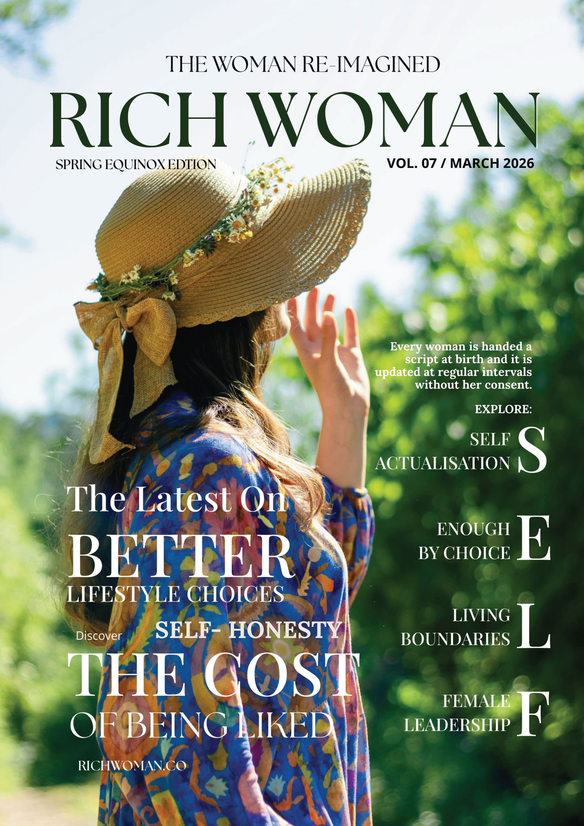Rich Woman- The Woman Re-imagined Spring Equinox 2026